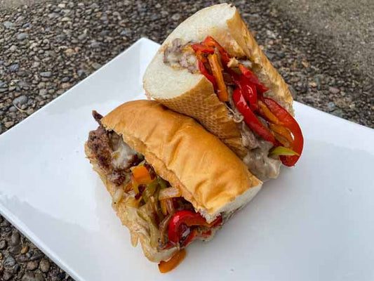 Smoked Philly Cheese Steaks