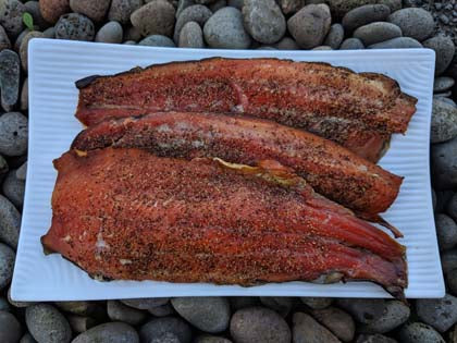 Whole Smoked Trout or Kokanee, Wet & Dry Brine