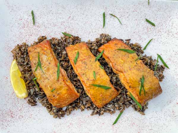 Quick Brine Honey Mustard Smoked Salmon