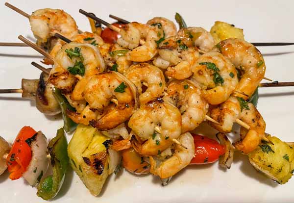 Quick Smokey Shrimp Kebabs