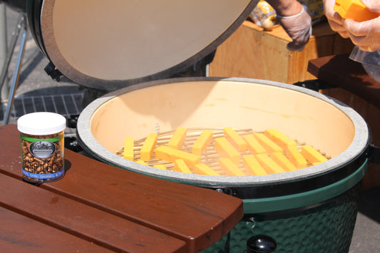 Smoked Cheese on Big Green Egg