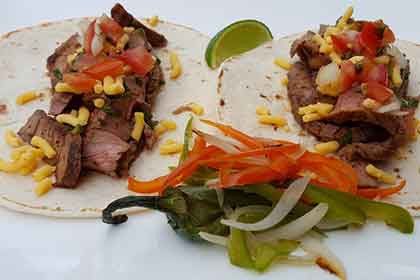 Smoked Carne Asada Tacos
