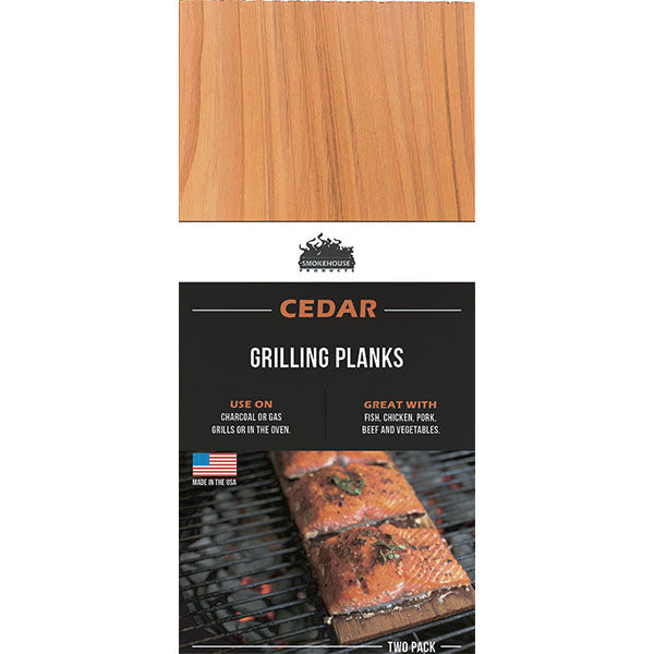 Smokehouse Cedar Wood Grilling Planks 2-Pack